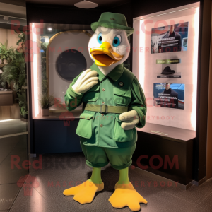 Green Goose maskot kostym...