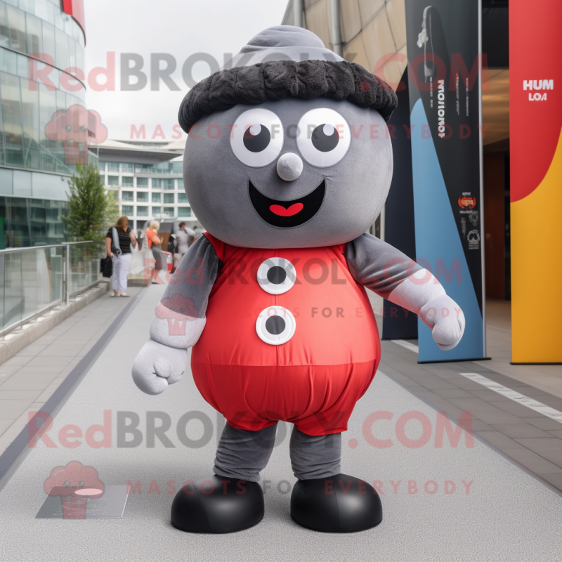 nan Human Cannon Ball mascot costume character dressed with a Playsuit and Pocket squares nan Human Cannon Ball mascot costume character dressed with a Playsuit and Pocket squares