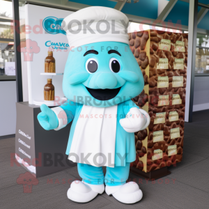 Cyan Chocolates mascotte...
