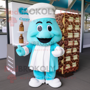 Cyan Chocolates maskot...