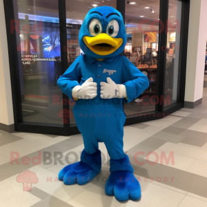 Blue Hens maskot kostume...