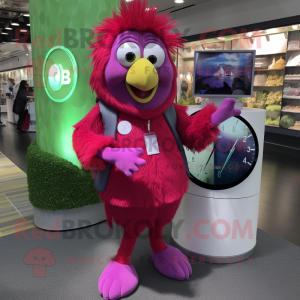 Magenta Kiwi mascotte...