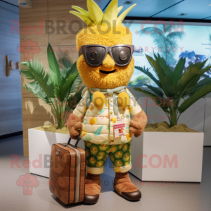 Tan Pineapple mascotte...