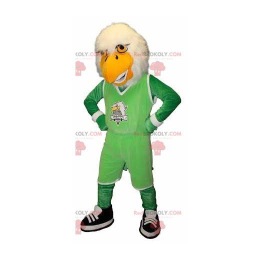 Mascote da águia abutre em roupas esportivas - Redbrokoly.com