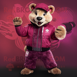 Magenta Mongoose mascotte...