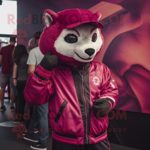 Magenta Mongoose mascotte...