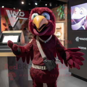 Maroon Vulture maskot...