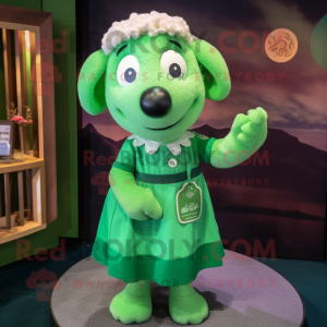 Green Sheep mascotte...