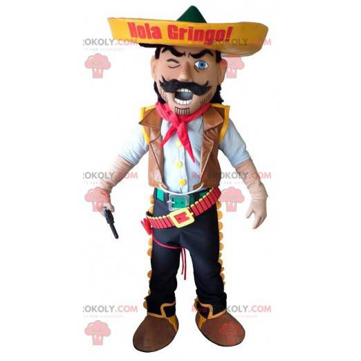 Kovboj maskot. Mexický šerif maskot - Redbrokoly.com