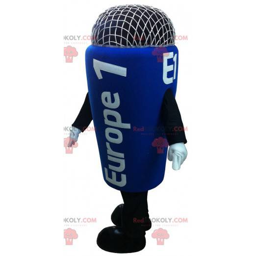 Mascote do microfone Europa 1. Mascote do rádio - Redbrokoly.com