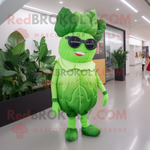 Lime Green Cabbage Leaf...