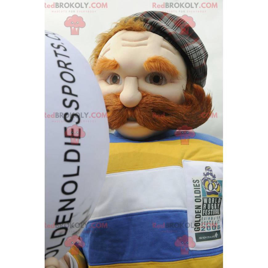 Mascotte d'homme roux d'irlandais - Redbrokoly.com