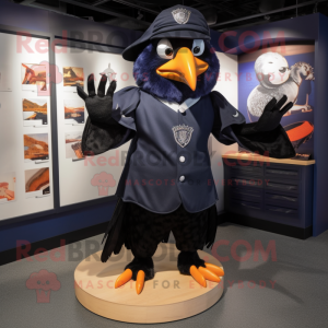 Navy Crow Maskottchen...