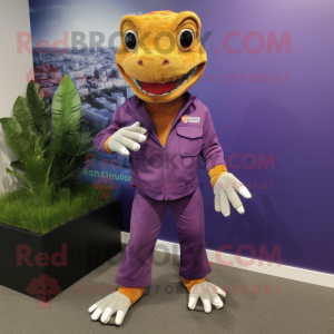 Purple Geckos mascotte...