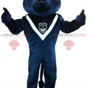 Mascot of the blue bear of the Girondins de Bordeaux -