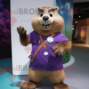  Beaver mascotte kostuum...