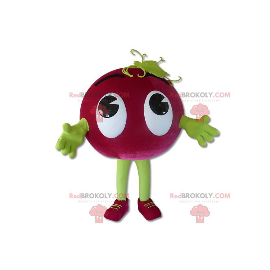 Mascotte de fruit rouge de grain de raisin - Redbrokoly.com