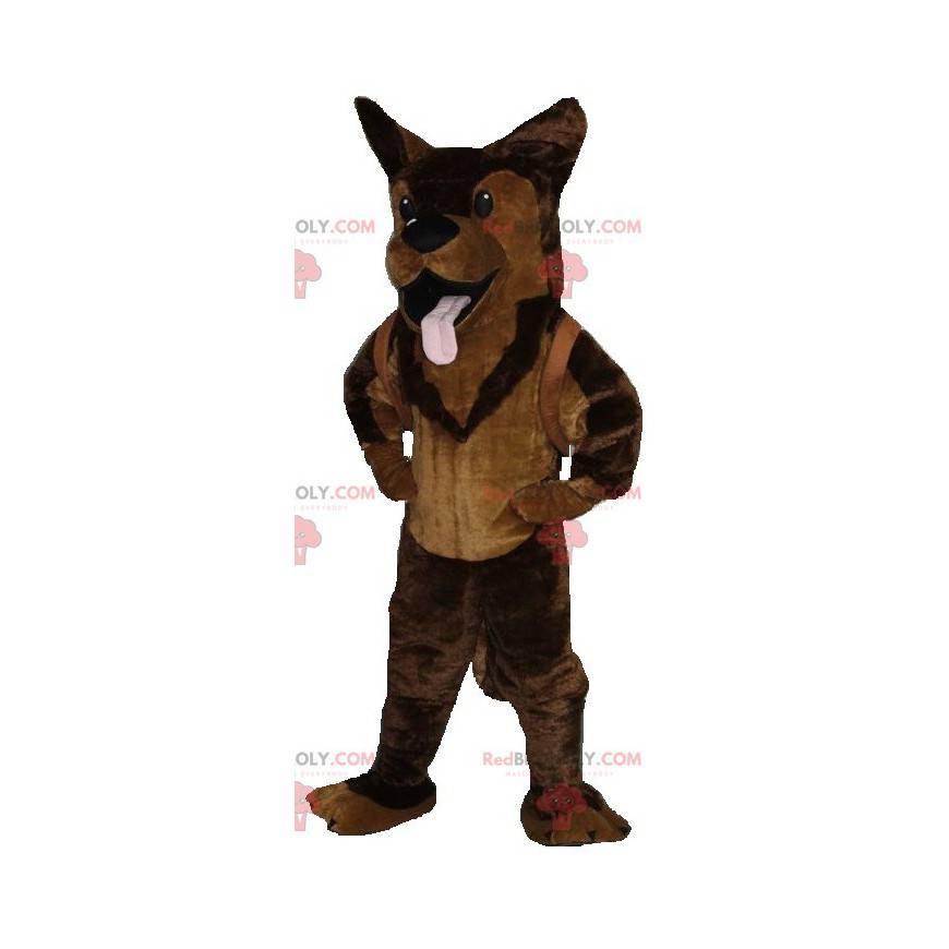 Brown Malinois German Shepherd Mascot - Redbrokoly.com