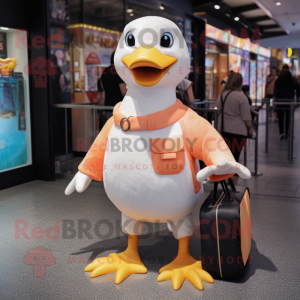 Peach Seagull mascotte...