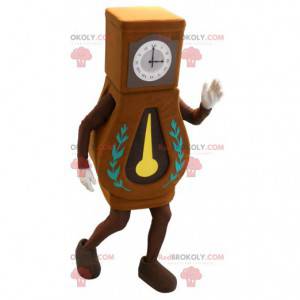 Mascote gigante do relógio de pêndulo. Relógio do avô -