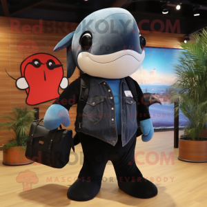 Navy Killer Whale mascotte...