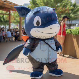 Navy Killer Whale mascotte...