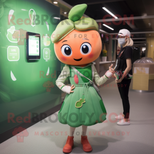 Peach Spinach mascotte...