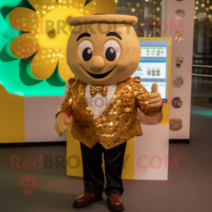 Gold Chocolates maskot...