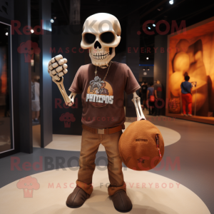 Brown Skull mascotte...