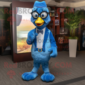 Sky Blue Hens maskot...