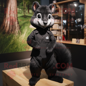 Black Squirrel mascotte...