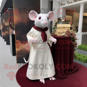 Rödbrun råtta maskot kostym...