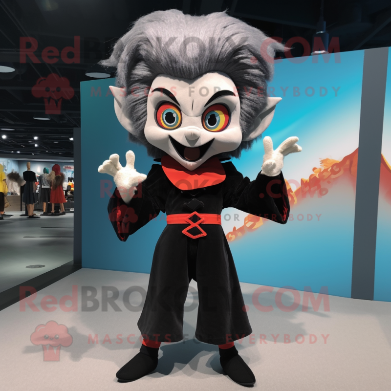 nan Vampire mascot costume character dressed with a Turtleneck and Hair clips nan Vampire mascot costume character dressed with a Turtleneck and Hair clips