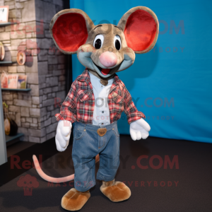 Rust Mouse maskot kostume...