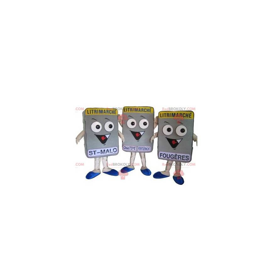 3 Litrimarché mattress mascots. 3 mattresses - Redbrokoly.com