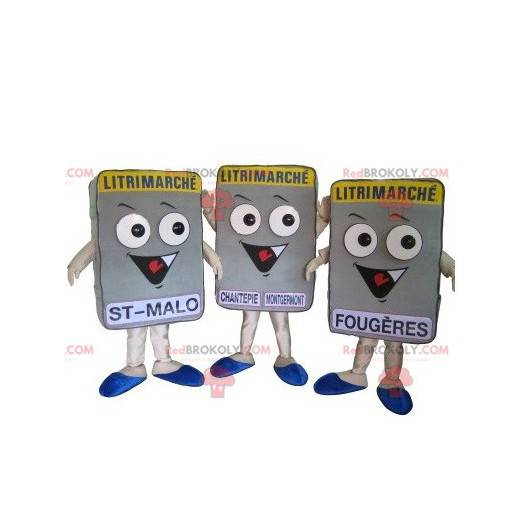 3 Litrimarché mattress mascots. 3 mattresses - Redbrokoly.com