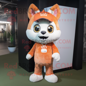 Peach Lynx maskot kostume...