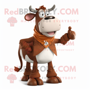 Brun Hereford Cow-...