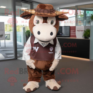 Brun Hereford Cow-...