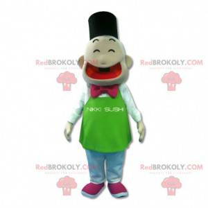 Mascotte d'homme japonais. Mascotte de sushi - Redbrokoly.com