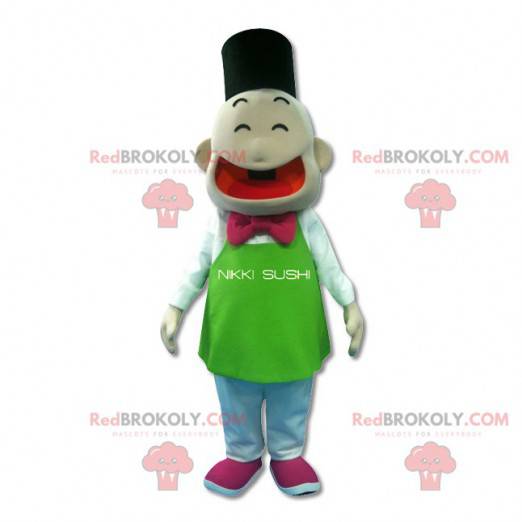 Japanse man mascotte. Sushi mascotte - Redbrokoly.com