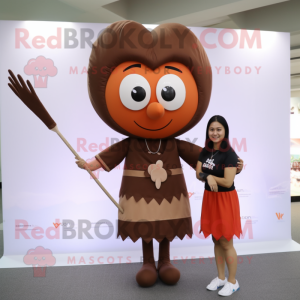 Brown Arrow Of Love maskot...