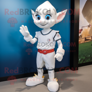 White Elf maskot kostume...