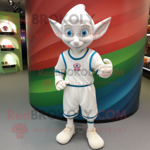 White Elf maskot kostym...