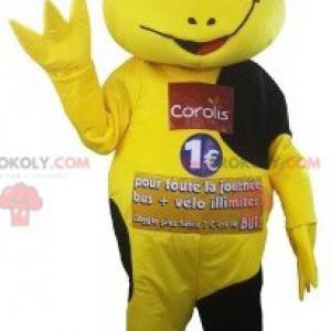 Coralis yellow and black insect mascot. Coralis mascot -