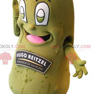 Hugo Reitzel pickle maskot. Kjempe sylteagurk - Redbrokoly.com