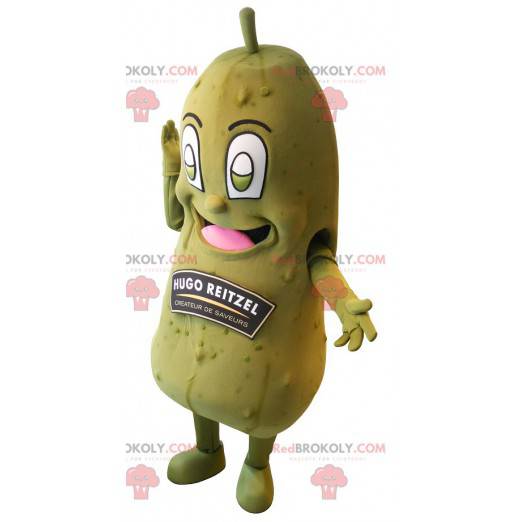 Hugo Reitzel pickle mascot. Giant pickle - Redbrokoly.com