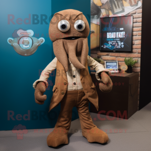 Brown Kraken mascotte...