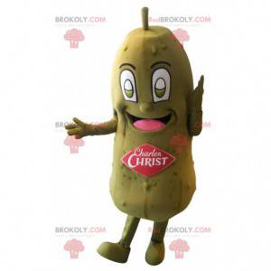 Giant green pickle mascot. Charles Christ - Redbrokoly.com