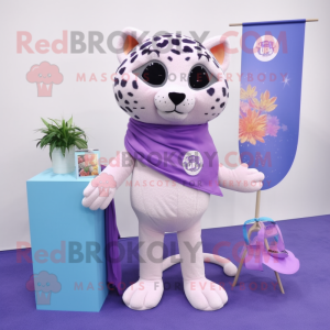 Lavendel Jaguar maskot...